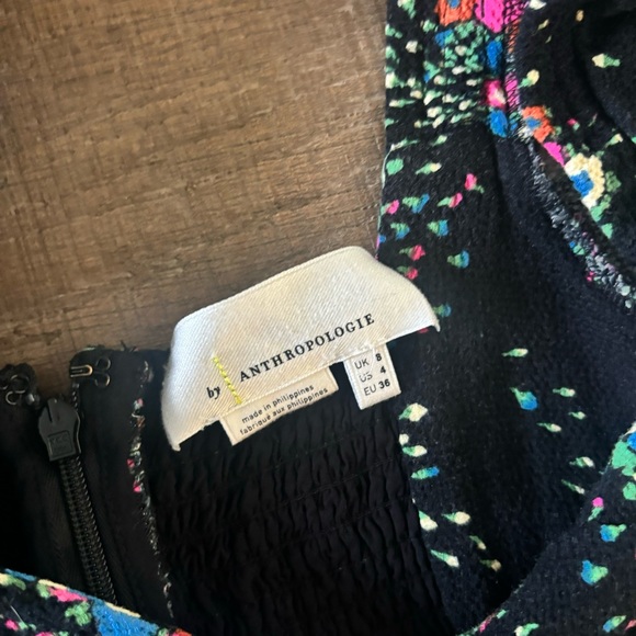 anthropologie scarletta sweetheart floral print mini dress - Picture 5 of 6